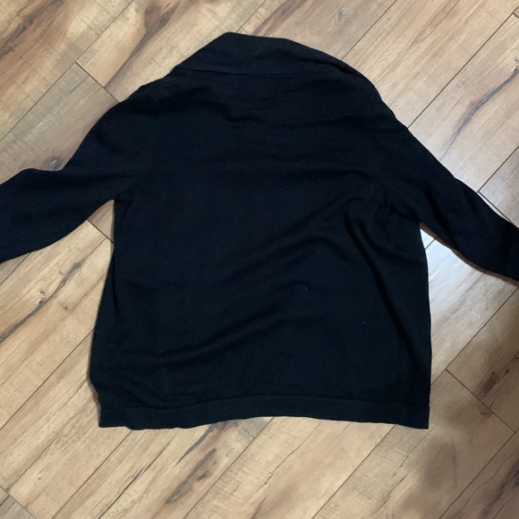 Reitman’s black cover up sweater small - Picture 2 of 10